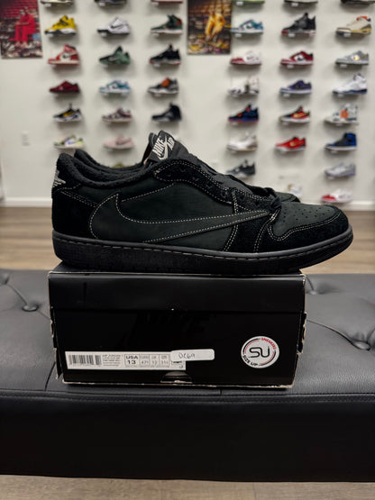 Jordan 1 Retro Low OG SP Travis Scott Black Phantom- Mens (U13)
