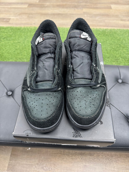 Jordan 1 Retro Low OG SP Travis Scott Black Phantom- Mens (U13)