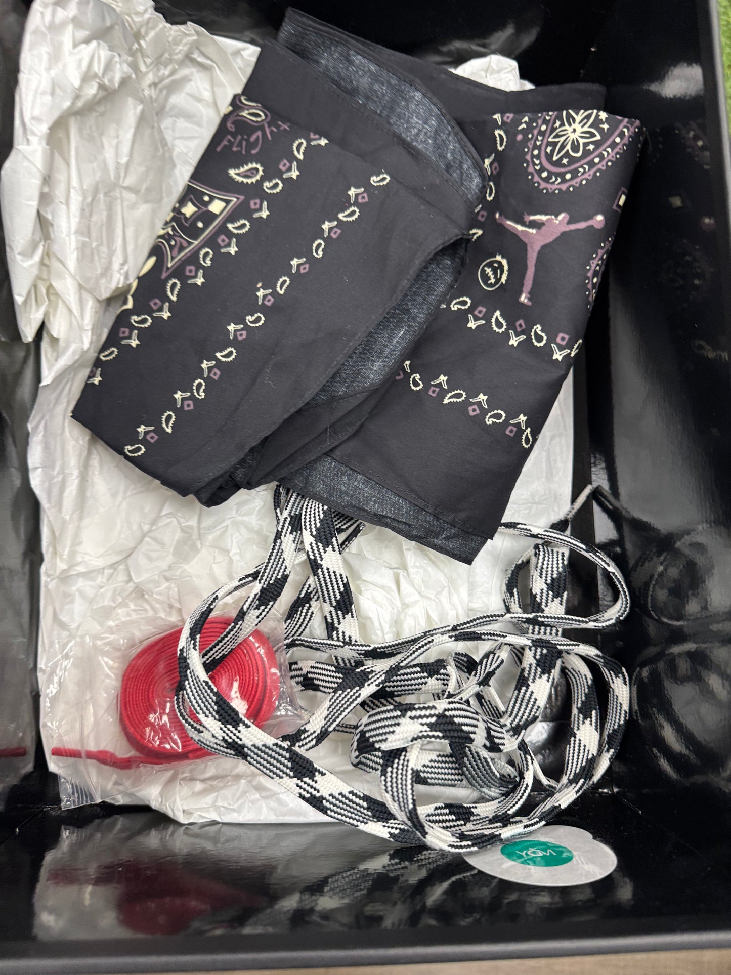 Jordan 1 Retro Low OG SP Travis Scott Black Phantom- Mens (U13)