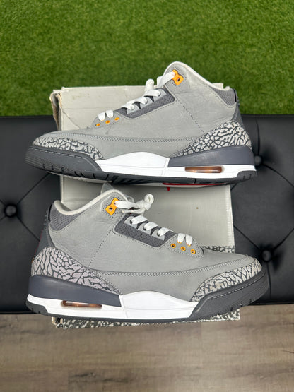Jordan 3 Retro Cool Grey (2021) -Size 9 (U)