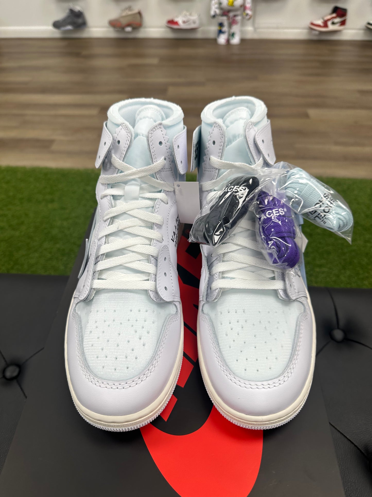 Jordan 1 Retro High Virgil Abloh Archive Alaska- Size 13