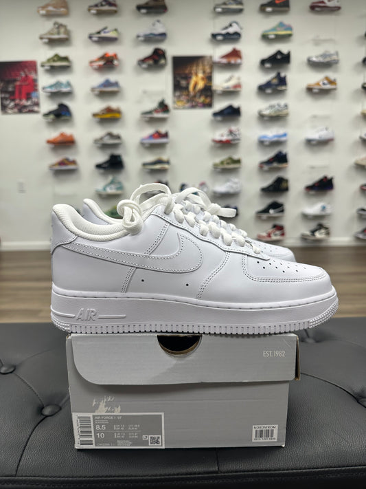 Nike Air Force 1 Low '07 White - Size 8.5