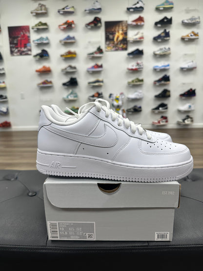 Nike Air Force 1 Low '07 White - Size 10 (N2)
