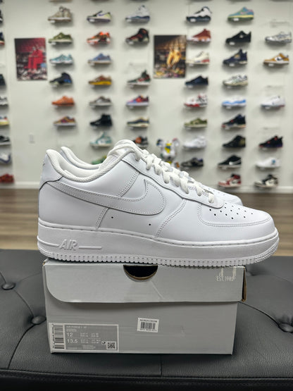 Nike Air Force 1 Low '07 White - Size 12