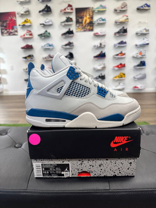 Jordan 4 Retro Military Blue (2024) - Mens (U9)
