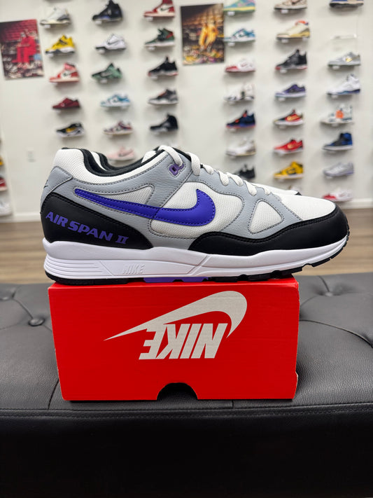 Nike Air Span 2 Wolf Grey Hyper Grape - Mens