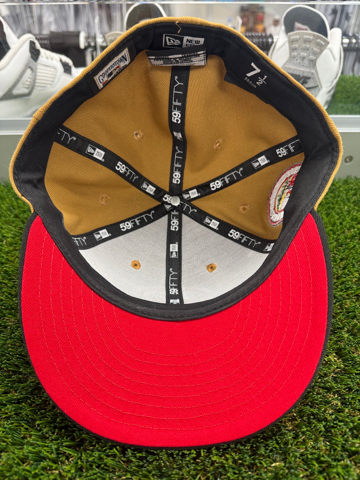 New York Mets wheat/black shea stadium red UV Public Enemy Inspired 7 1/2