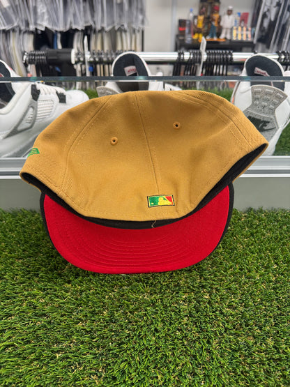 New York Mets wheat/black shea stadium red UV Public Enemy Inspired 7 1/2