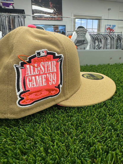 Boston Red Sox New Era Fitted Cap Dunkin Donuts 7 1/2