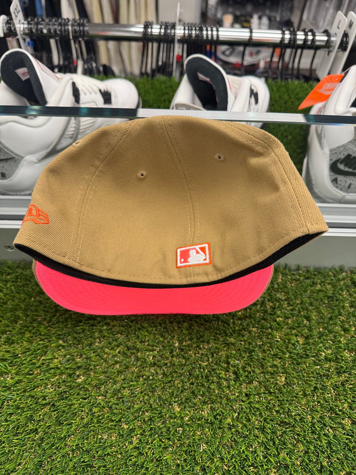 Boston Red Sox New Era Fitted Cap Dunkin Donuts 7 1/2