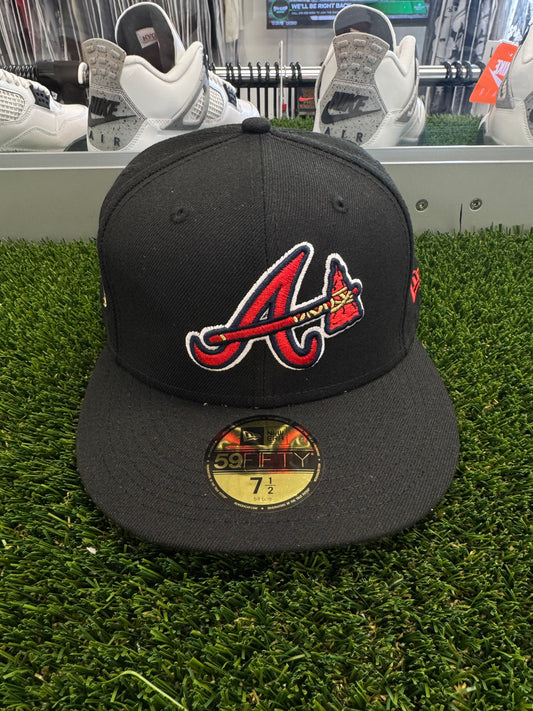 Atlanta Braves 40th Anniversary Patch Fitted - Size 7 1/2