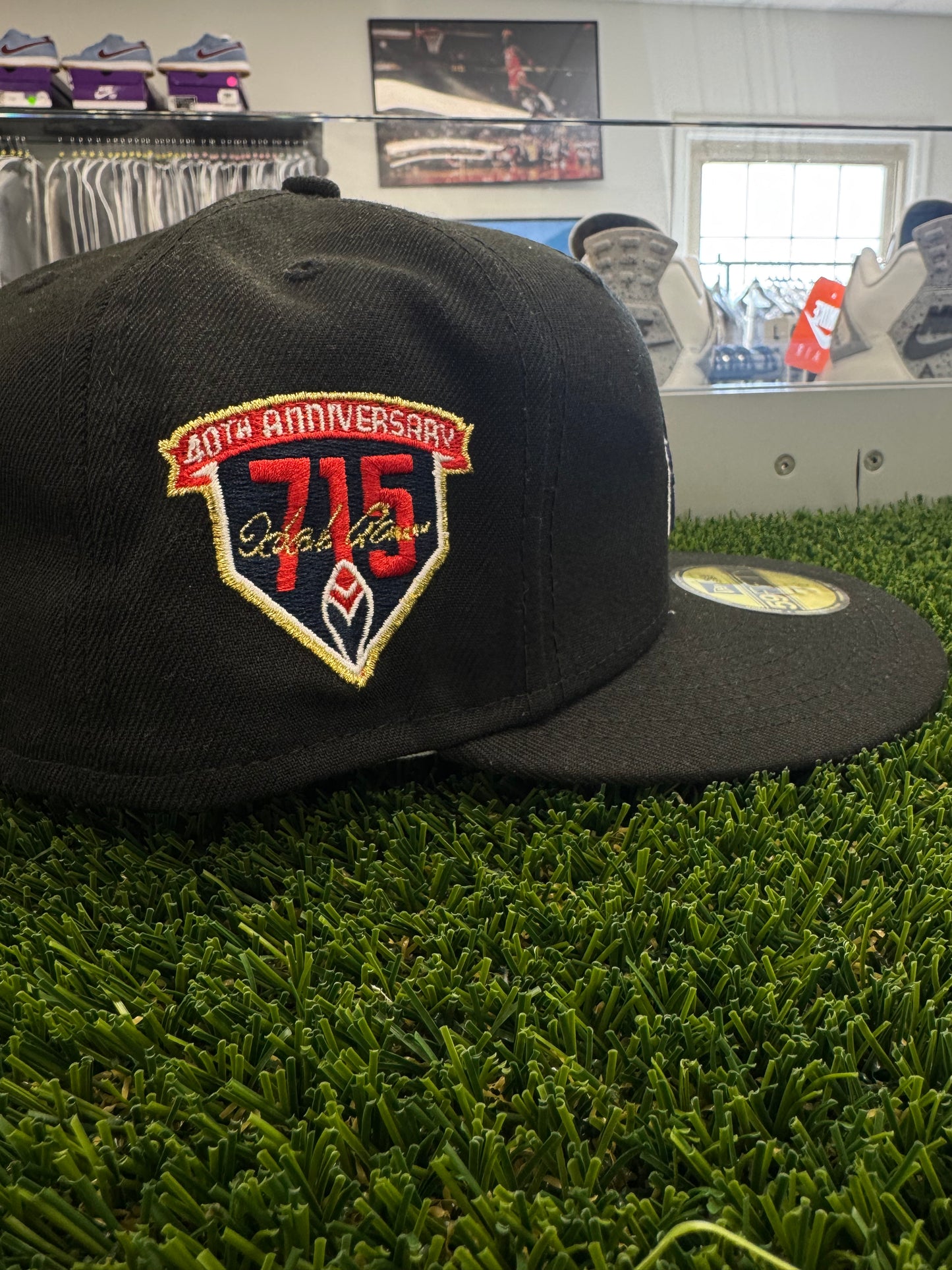 Atlanta Braves 40th Anniversary Patch Fitted - Size 7 1/2