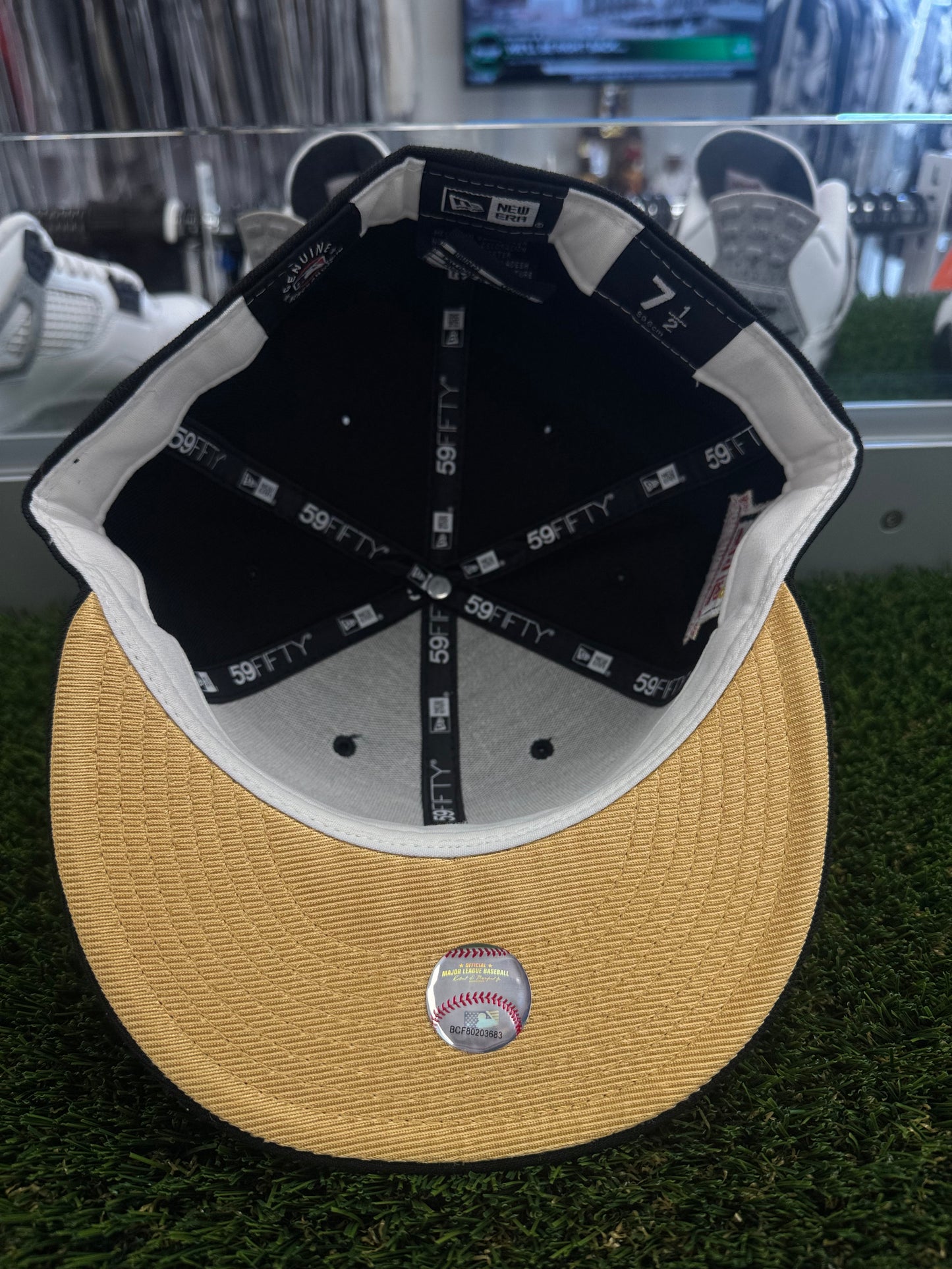 Atlanta Braves 40th Anniversary Patch Fitted - Size 7 1/2