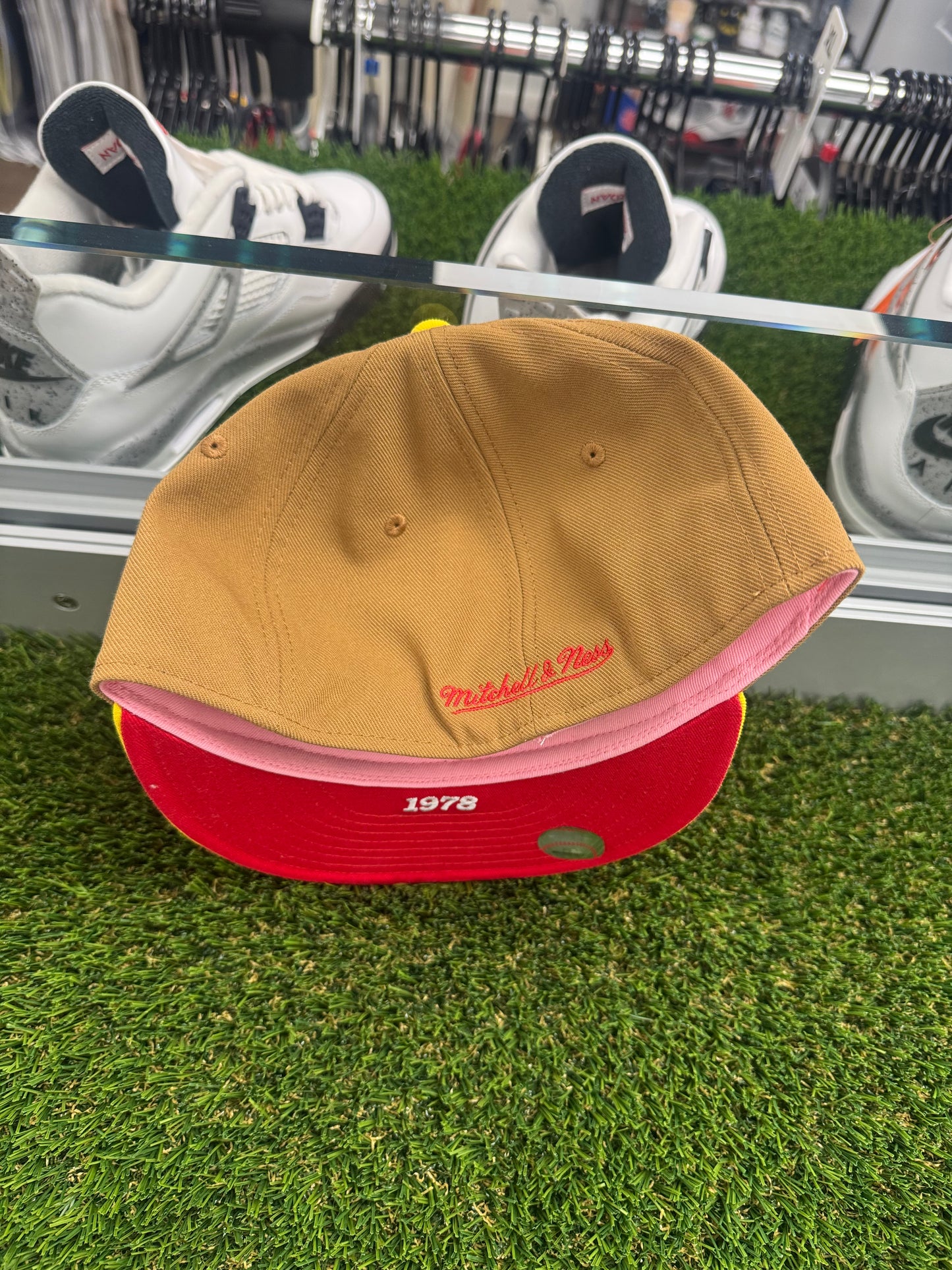 Phillies Topps Promotional Mitchell And Ness Fitted Hat - Size 7