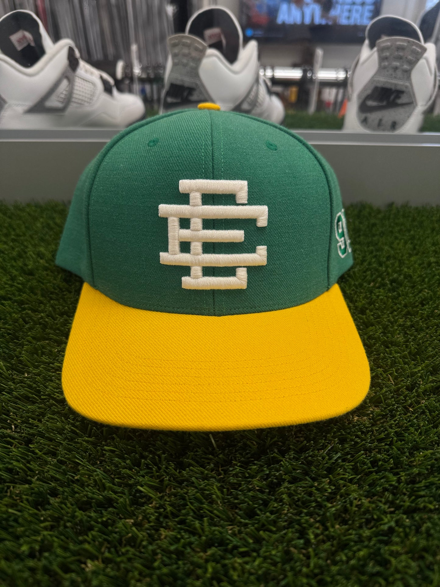 Eric Emanuel Hat Green/Yellow Snapback