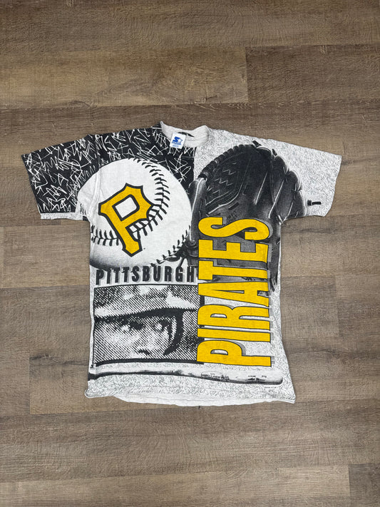 Vintage Pittsburgh Pirates Starter All Over Print - Size Medium (U)