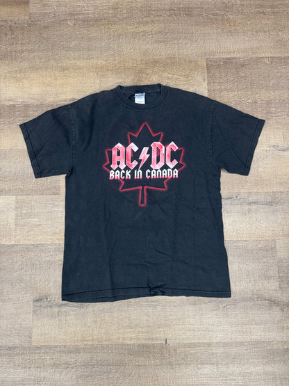 Vintage ACDC Back In Canada Tee - Size Medium (U)
