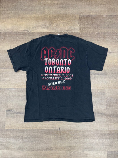 Vintage ACDC Back In Canada Tee - Size Medium (U)