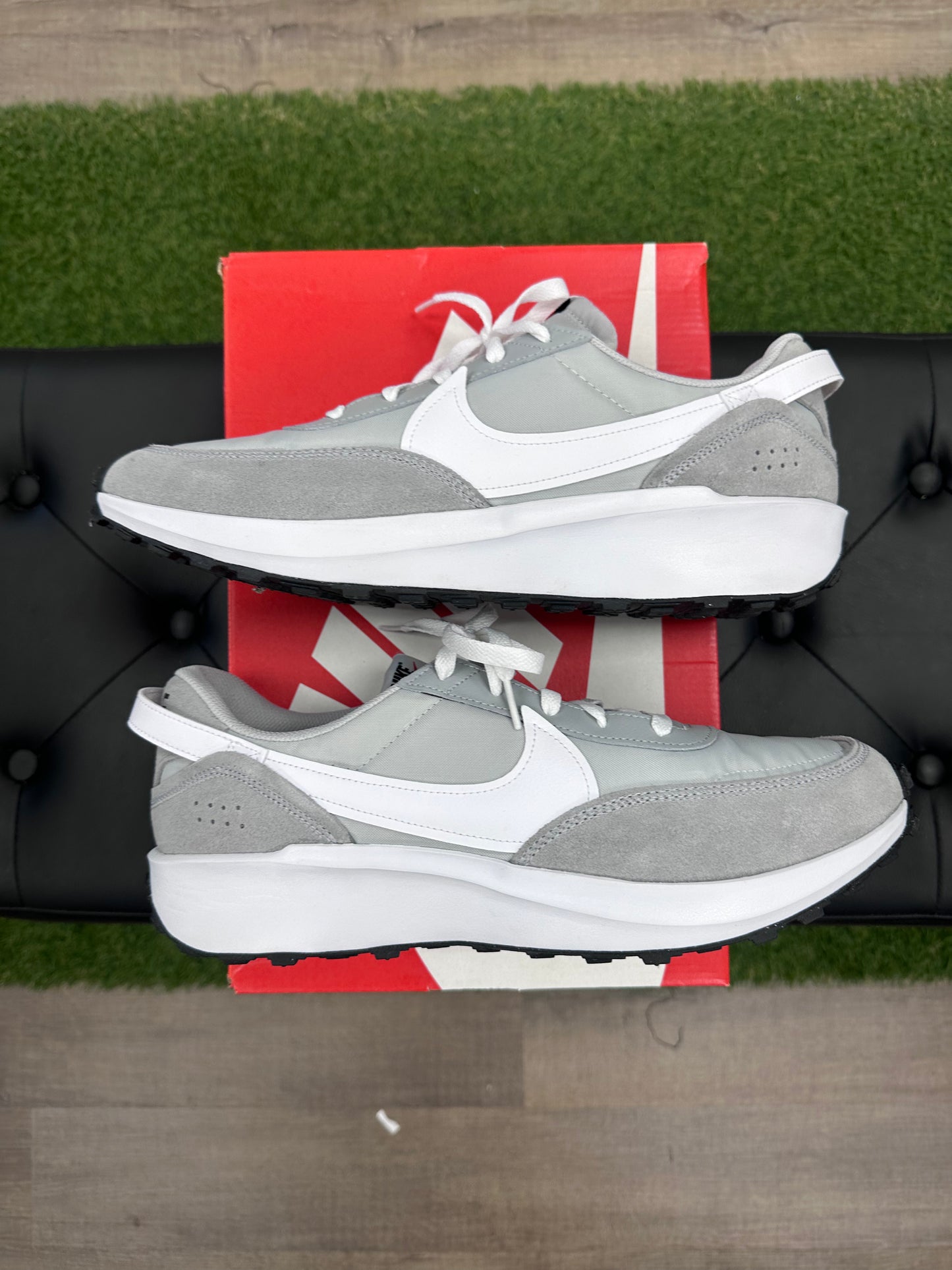 Nike Waffle Debut Grey Fog White - Size 13 (U)