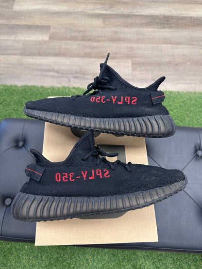 adidas Yeezy Boost 350 V2 Black Red - Size 12 (U)