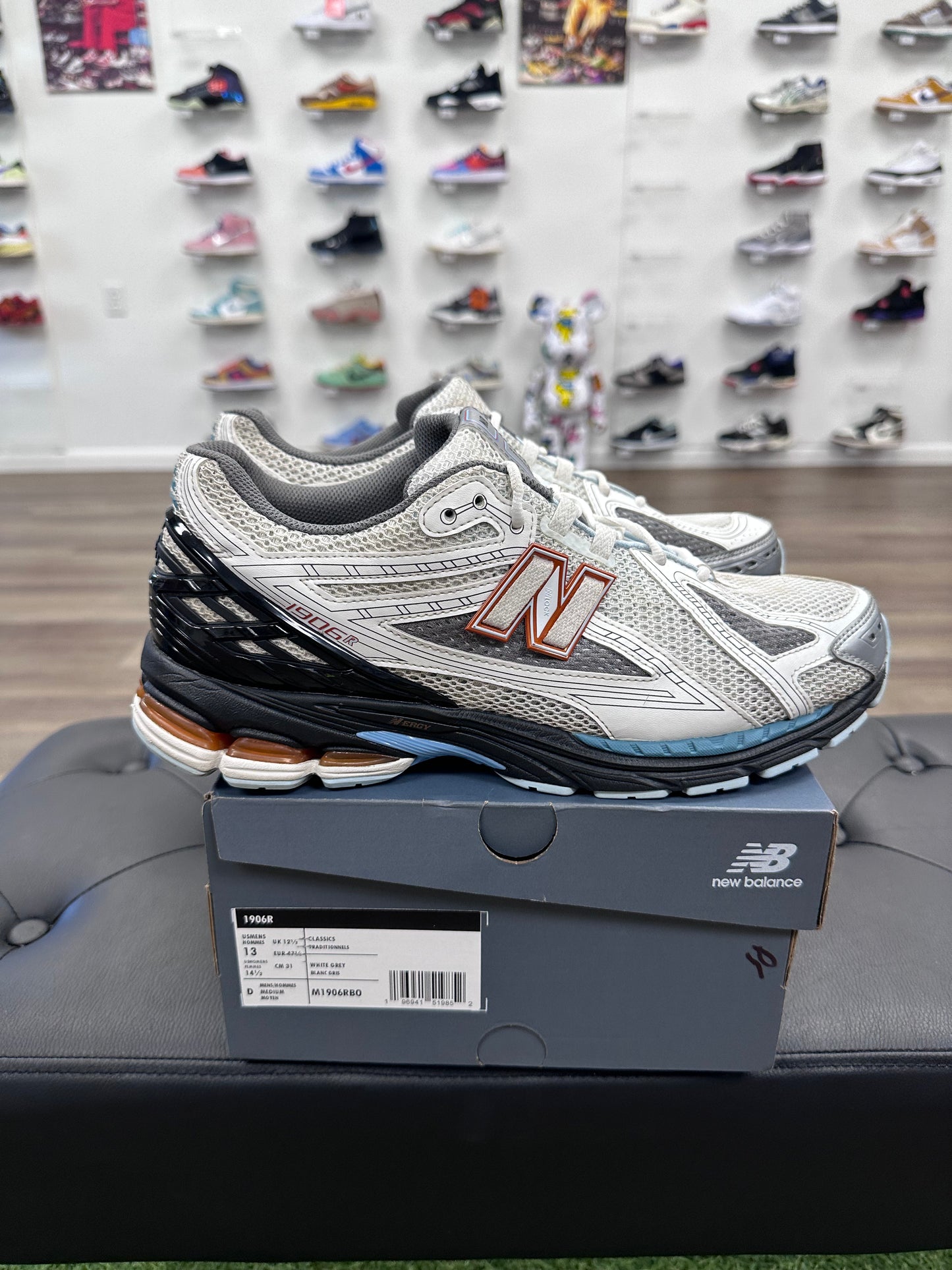 New Balance 1906R White Black Copper - Size 13 (U)