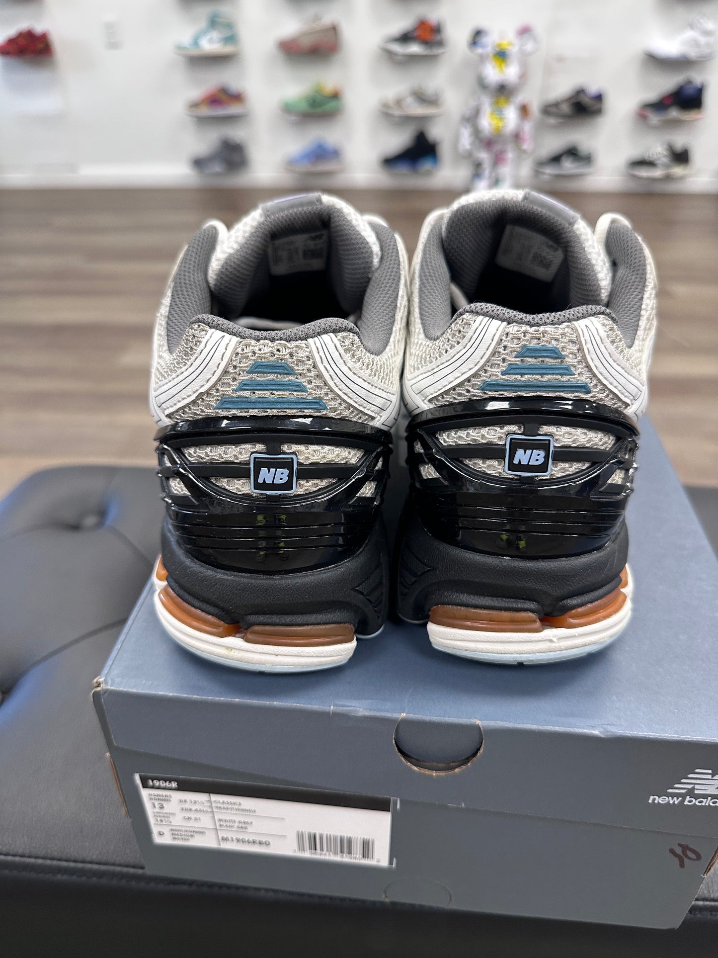 New Balance 1906R White Black Copper - Size 13 (U)