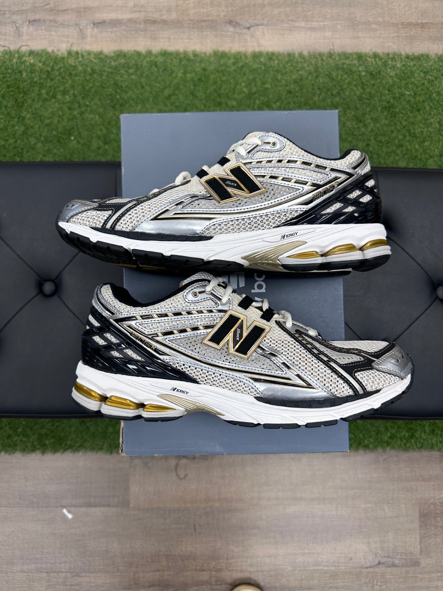 New Balance 1906R White Metallic Gold - Size 13 (U)