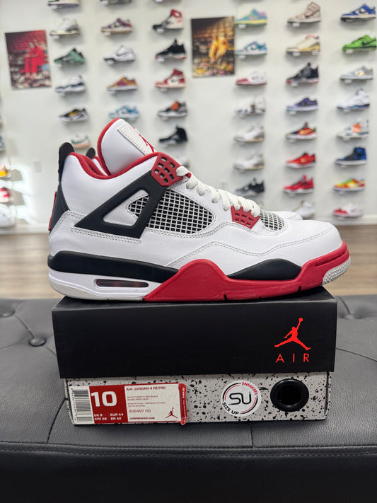 Jordan 4 Retro Fire Red (2012) - Size 10