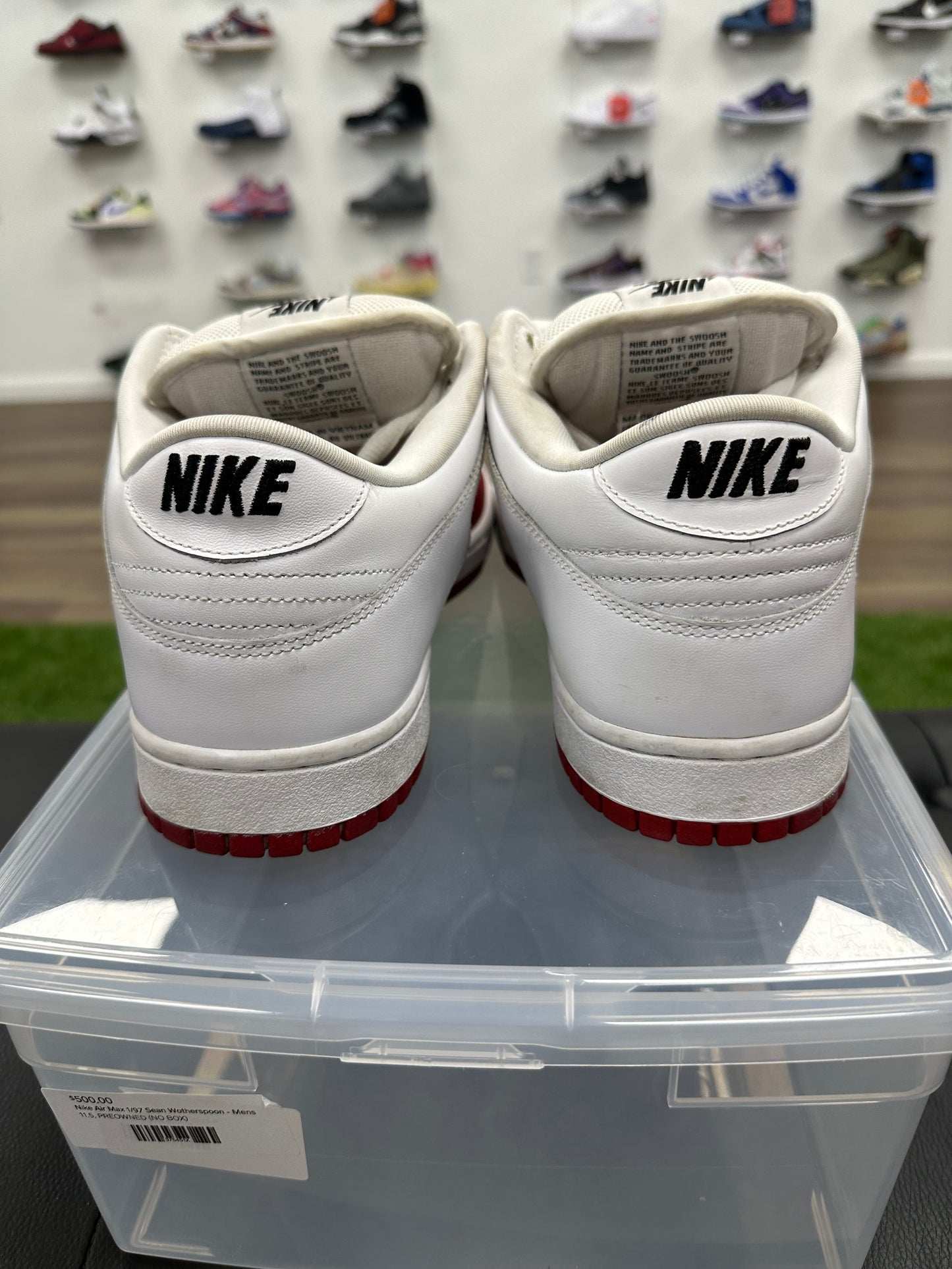 Nike SB Dunk Low Supreme Jewel Swoosh Red - Size 12 (U)