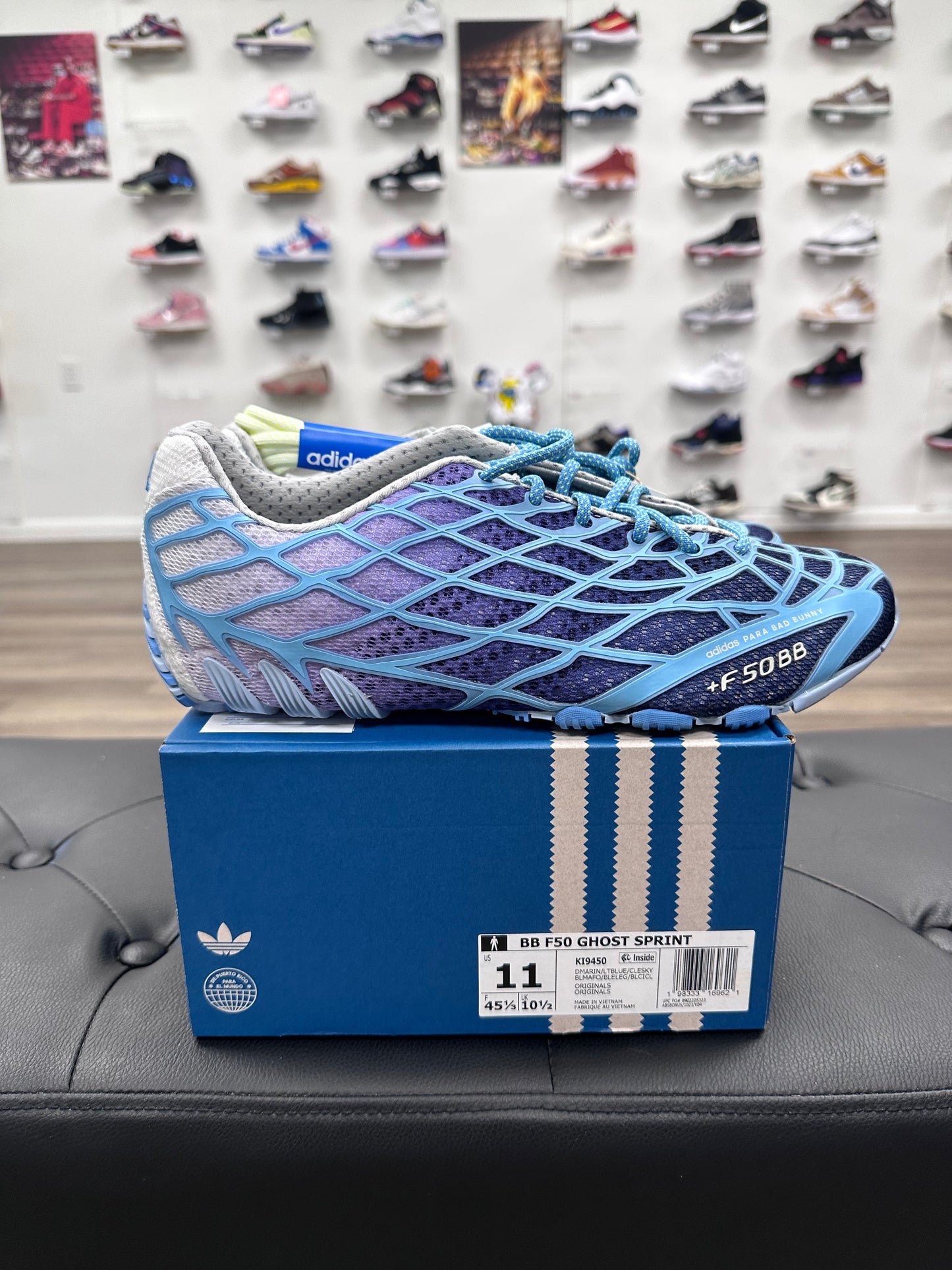 adidas F50 Ghost Sprint Bad Bunny Dark Marine - Size 11