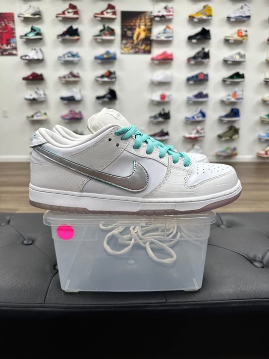 Nike SB Dunk Low Diamond Supply Co. White Diamond - Size 13 (U)
