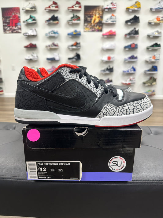 Nike Paul Rodriguez 2 Zoom Air Grey Haze Black - Size 12 (U)