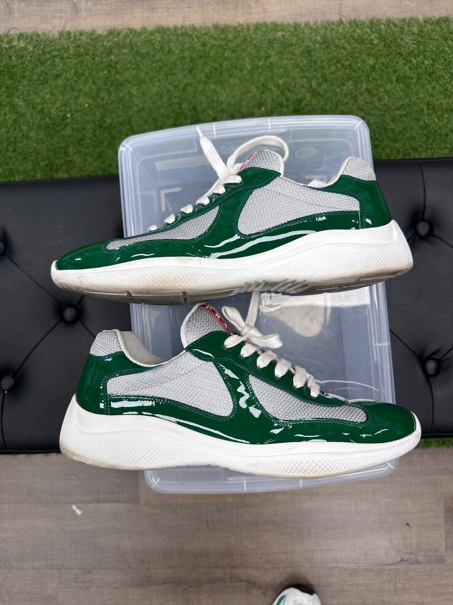 Prada America's Cup Green Silver - Size 10.5 (U)