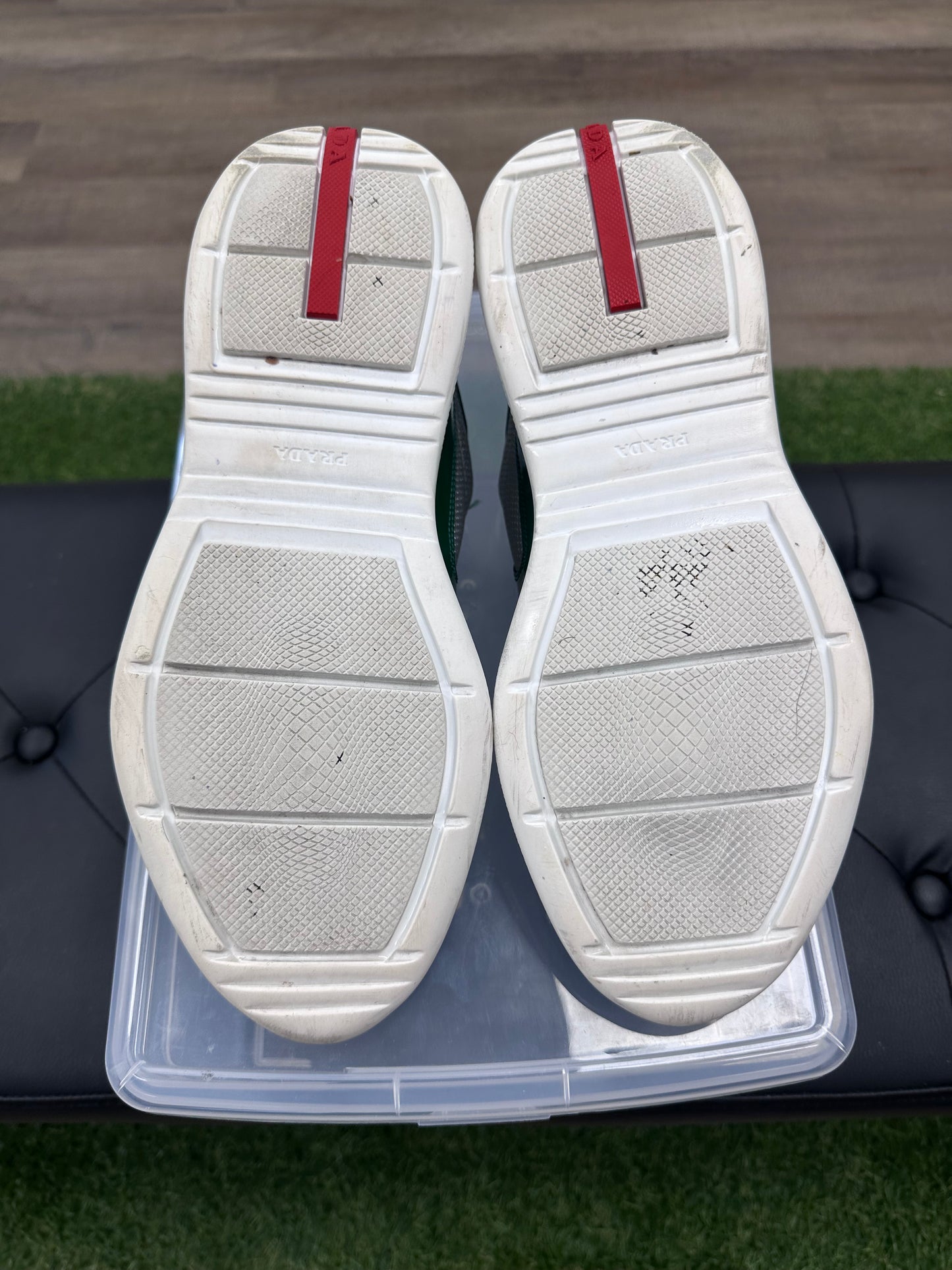 Prada America's Cup Green Silver - Size 10.5 (U)