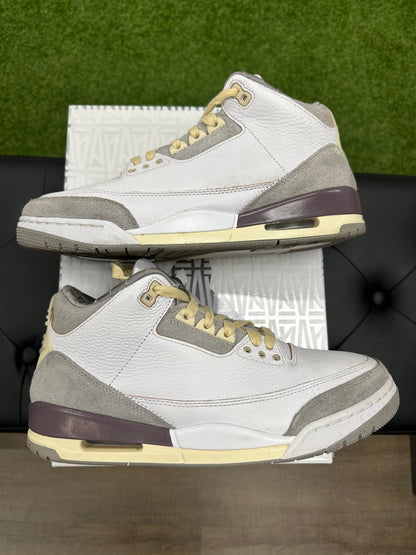 Jordan 3 Retro SP A Ma Maniére White - Size 11 (U)