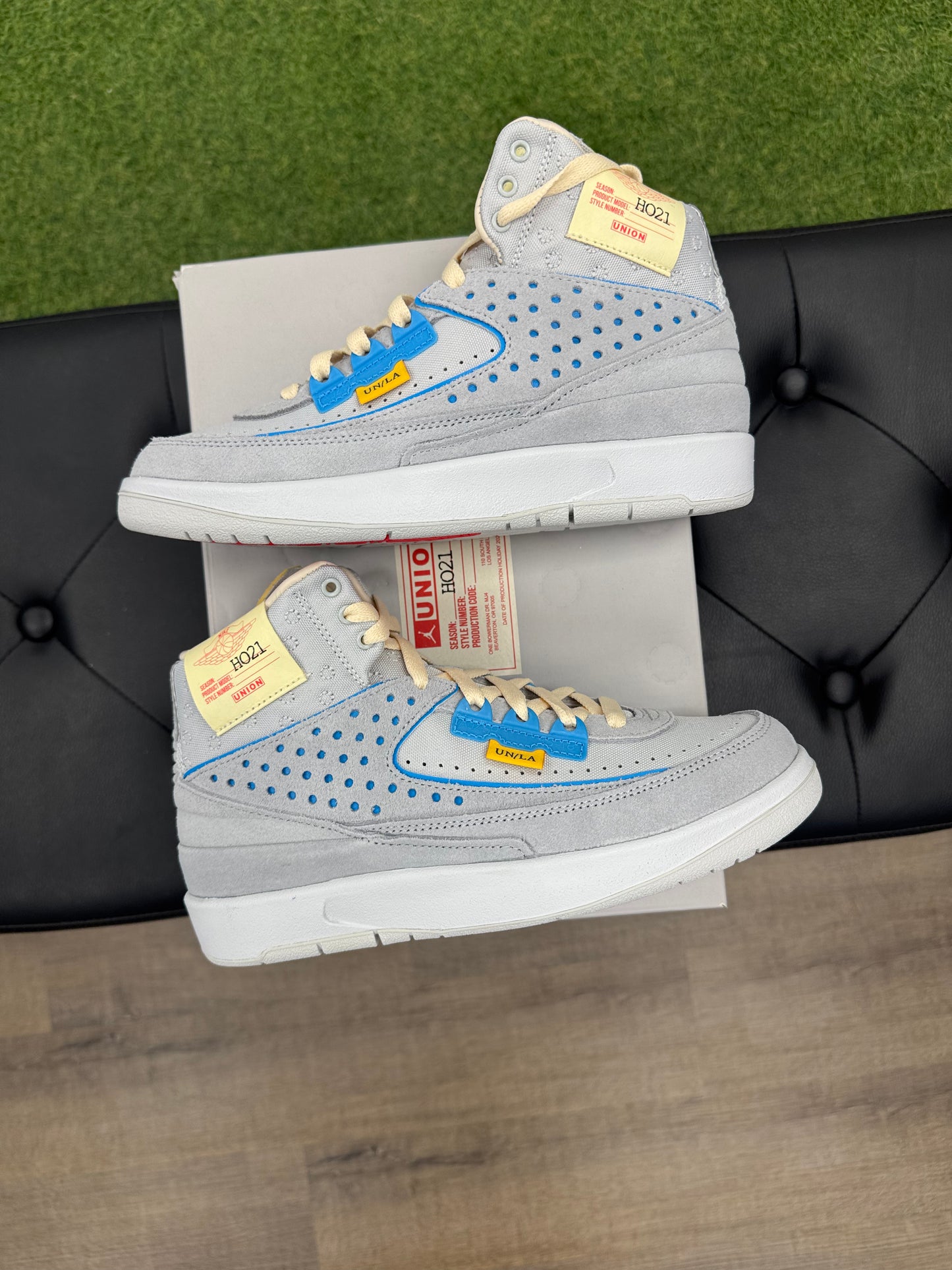 Jordan 2 Retro SP Union Grey Fog - Size 5