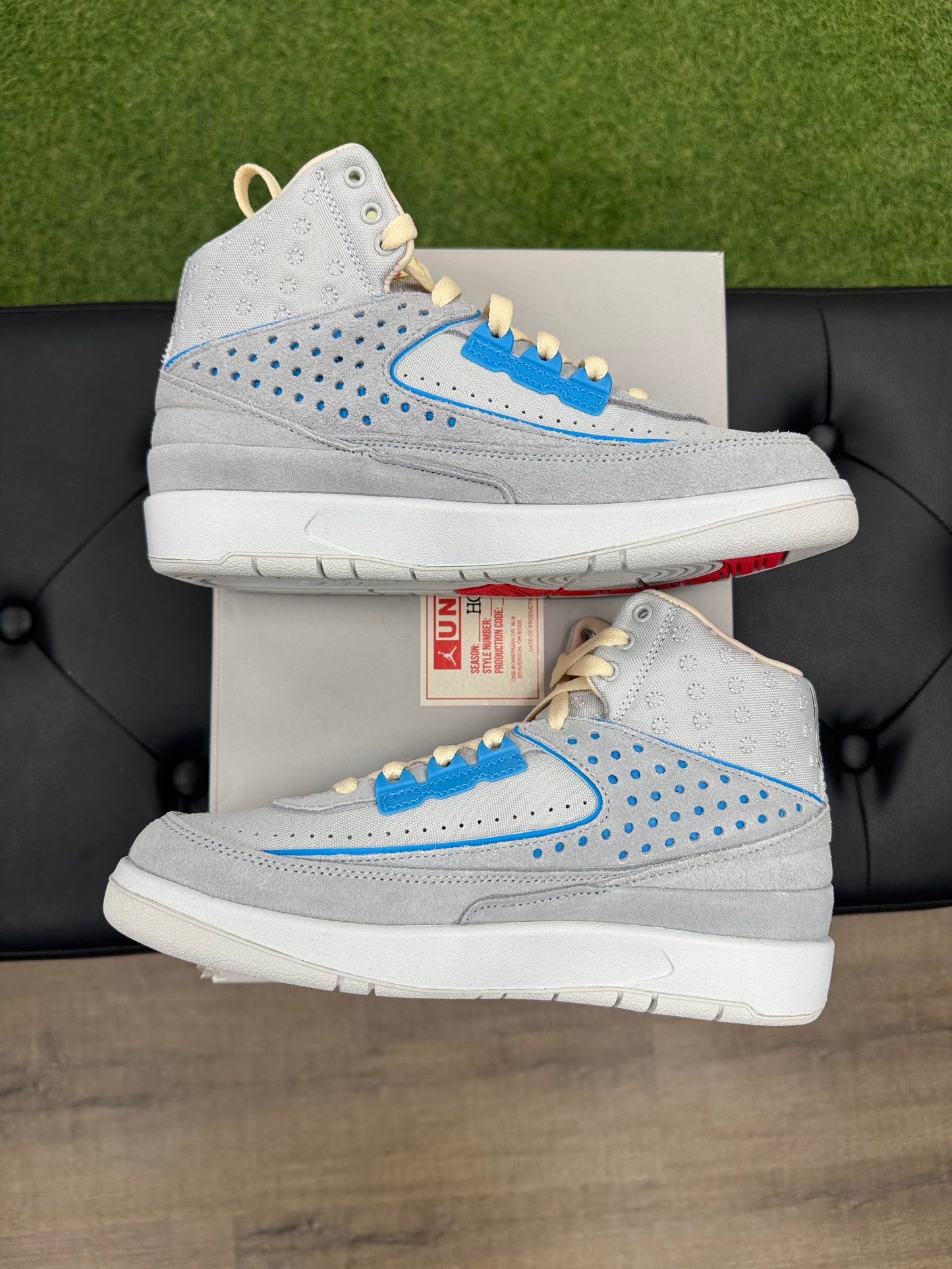 Jordan 2 Retro SP Union Grey Fog - Size 5