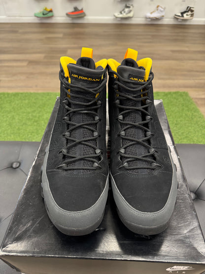 Jordan 9 Retro Dark Charcoal University Gold - Size 13 (U)