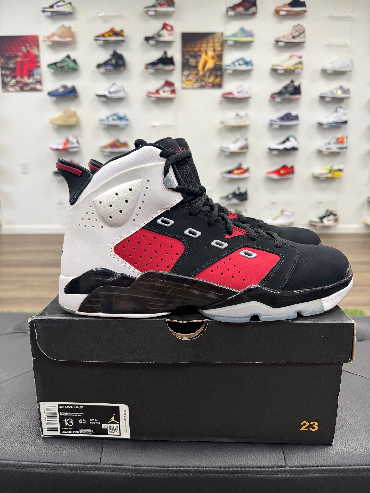 Jordan 6-17-23 Carmine - Size 13 (U)