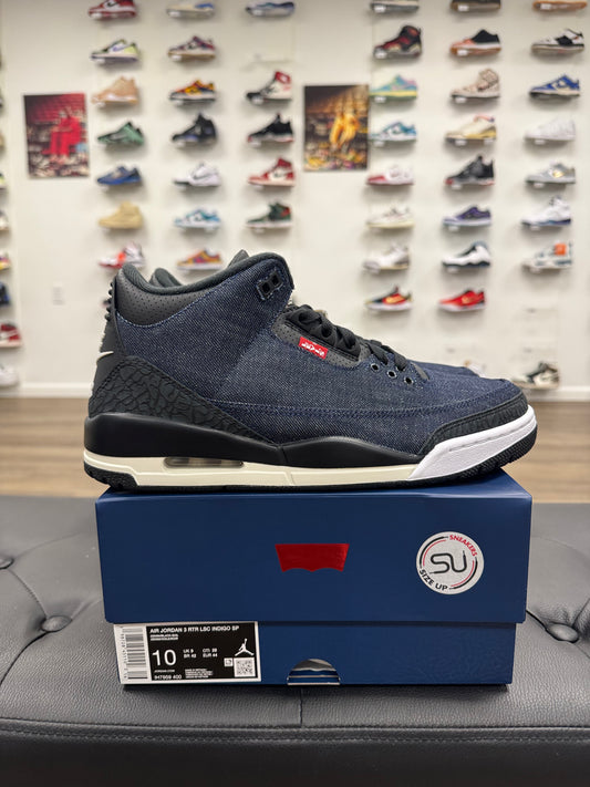 Jordan 3 Retro Levi’s Indigo - Size 10