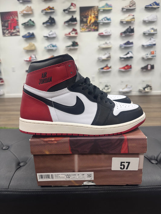 Jordan 1 Retro High OG Black Toe Reimagined - Size 10.5 (U)