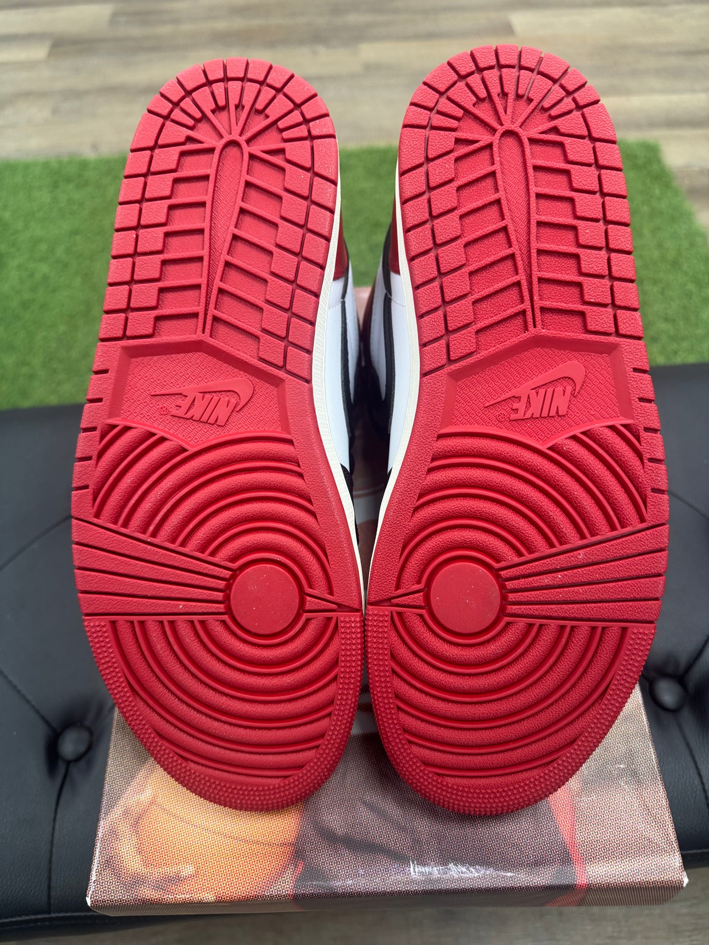 Jordan 1 Retro High OG Black Toe Reimagined - Size 10.5 (U)