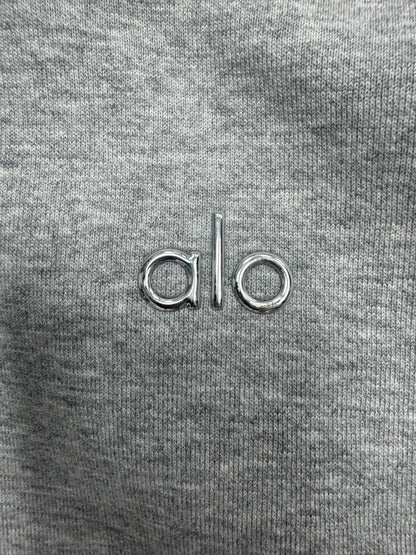ALO Accolade 1/4 Zip Pullover Sweatshirt Grey (Women's) - Size Medium