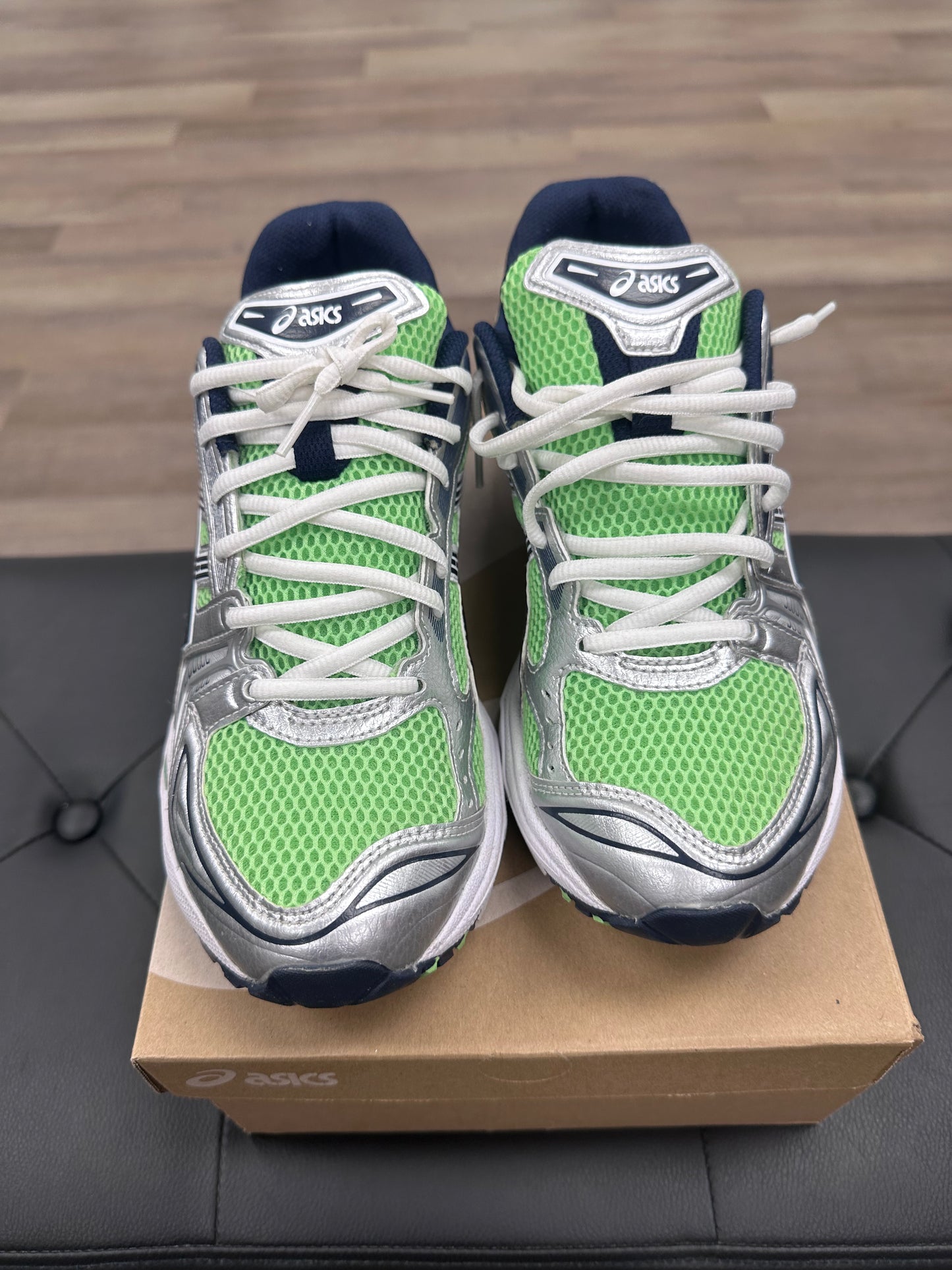 ASICS Gel-Kayano 14 Bright Lime Midnight - Size 9M (U)