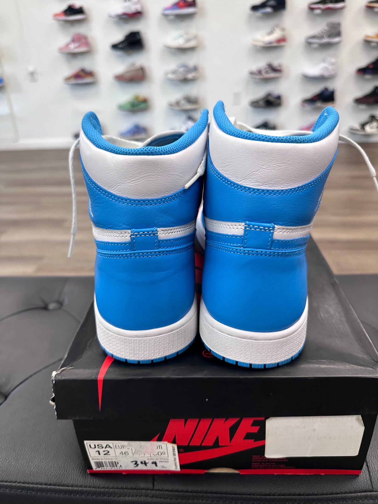 Jordan 1 Retro High OG UNC - Size 12 (U)