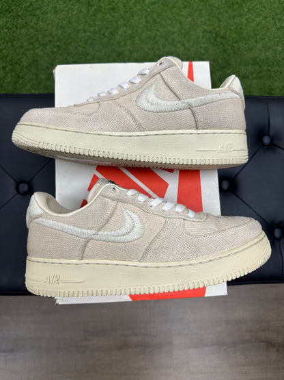 Nike Air Force 1 Low Stussy Fossil - Size 9.5 (U)