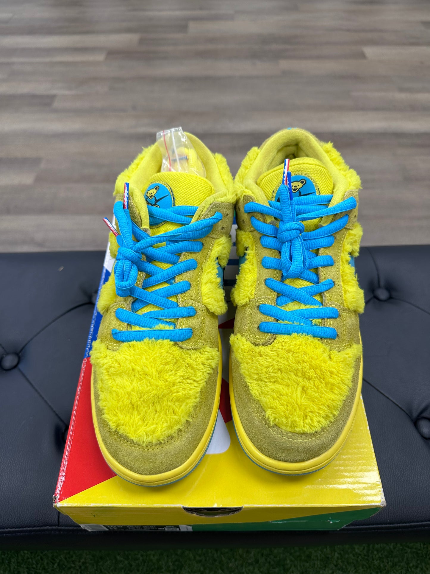 Nike SB Dunk Low Grateful Dead Bears Opti Yellow - Size 10.5 (U)