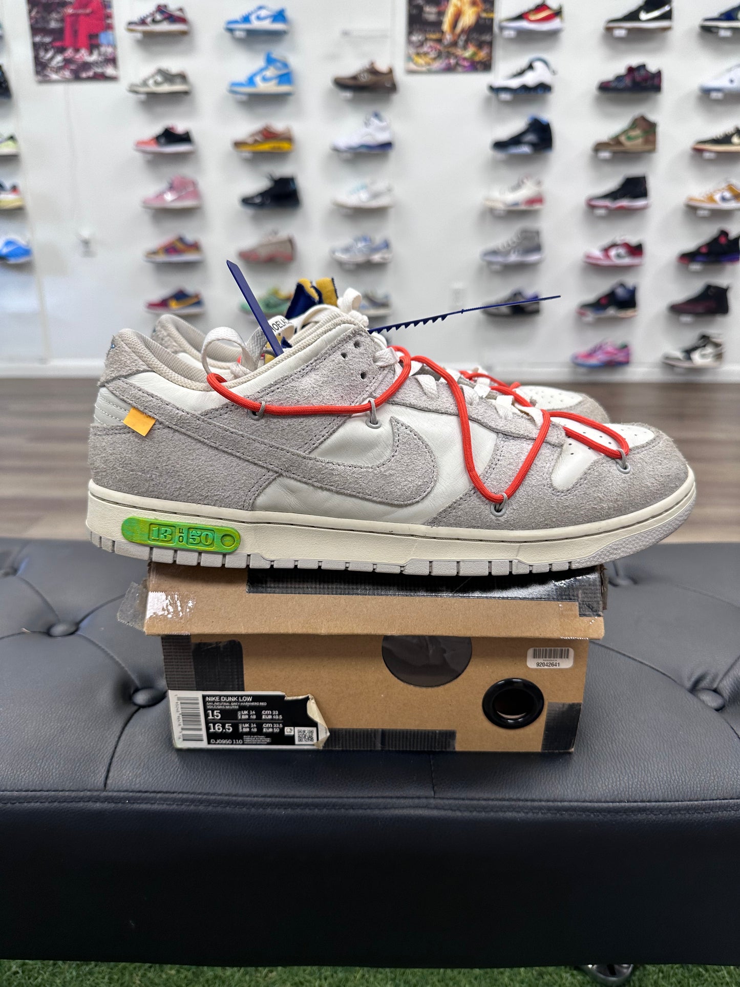 Nike Dunk Low Off-White Lot 13 -Size 15 (U)