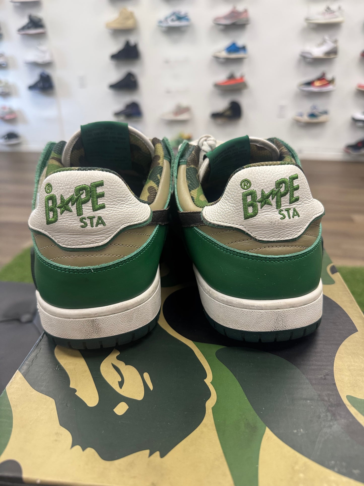 A Bathing Ape BAPE SK8 Sta ABC Camo Greem (2022) - Size 13 (U)