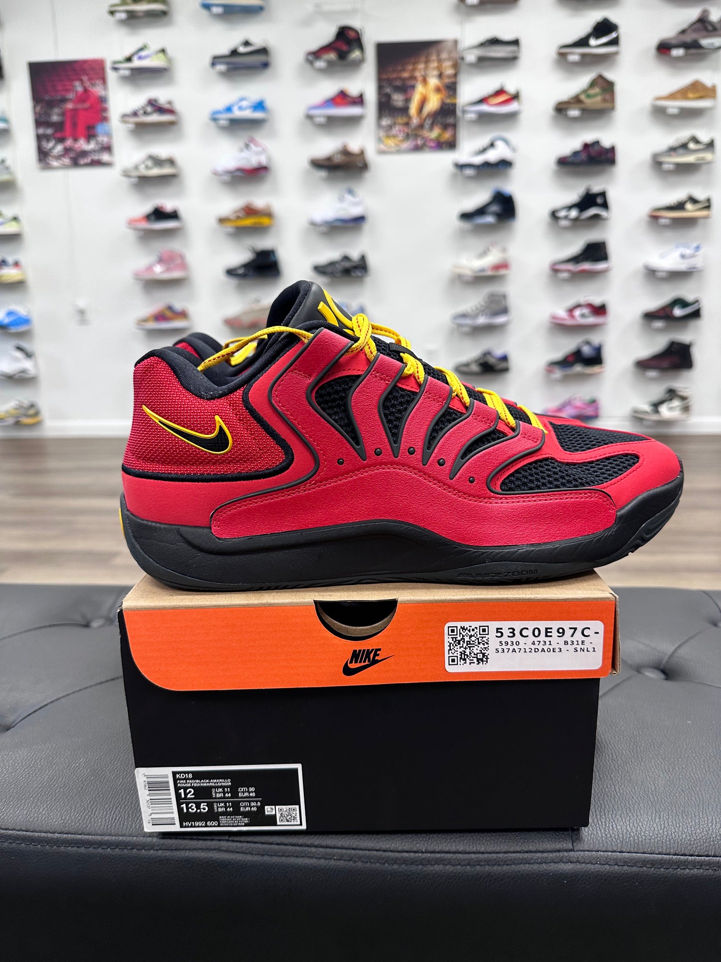Nike KD 18 Air Bakin - Size 12 (U)